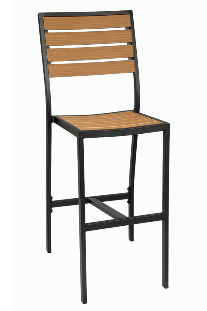 Dining Chair Synthetic Teak Side Barstool Zp Seating Leading Outdoor Furniture & Seating Solution Provider