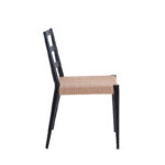 Aluminum Dining Chair With Woven Seat 1