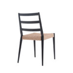 Aluminum Dining Chair With Woven Seat 3