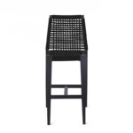 Aluminum Frame With Polyester Rope Barstool 1