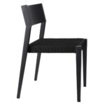 Aluminum Chair With Black Woven Seat 3