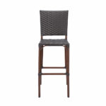 Bamboo Frame With Wicker Weave Barstool 3