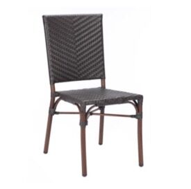 Bamboo Frame Wicker Weave Chair