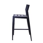 Commercial Faux Teak Aluminum Barstool 2