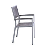 Garden Aluminum Arm Mesh Chair