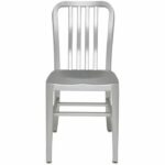 Navy Dining Aluminum Side Chair