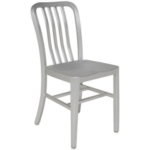 Outdoor Classic Brushed Aluminum Chair