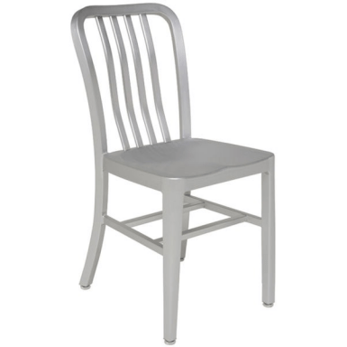 Outdoor Classic Brushed Aluminum Chair