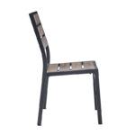 Outdoor Aluminum Poly Slat Side Chair 2