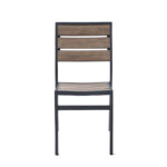 Outdoor Aluminum Poly Slat Side Chair 3