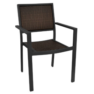 Outdoor Commercial Wicker Rattan Arm Chair