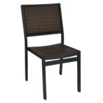 Outdoor Commercial Wicker Rattan Side Chair