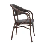 Patio Bamboo Frame Rattan Arm Chair 1