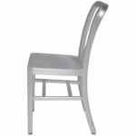 Patio Navy Side Aluminum Chair