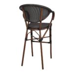 Restaurant Stacking Mesh Arm Barstool 1