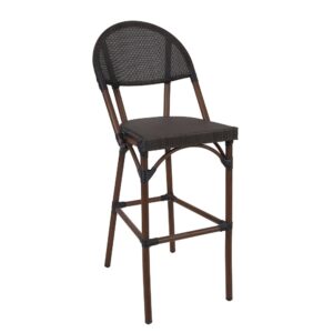 Restaurant Stacking Mesh Side Barstool