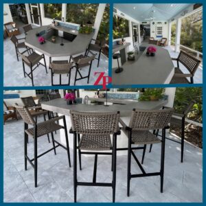 Woven Rope Barstool Zp Seating