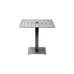 Commercial Aluminum Sliver Dining Table