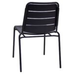 Commercial Black Metal Bistro Side Chair 1