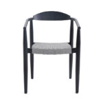 Outdoor Aluminum Chair With Rattan Rope 1