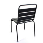 Premium Black Metal Restaurant Side Chair 1