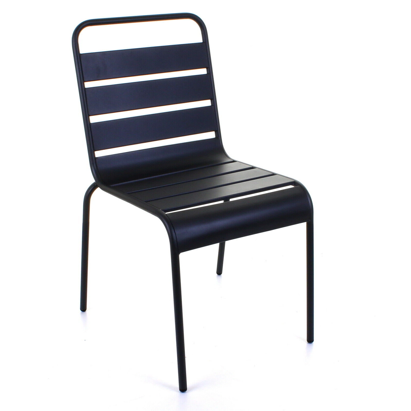 Premium Black Metal Restaurant Side Chair