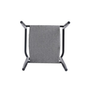 Outdoor Aluminum Chair With Rattan Rope 6