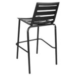 Multislats Black Aluminum Barstool Zp Seating Outdoor Commercial Furniture Manufacturer