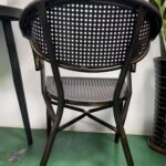 Outdoor Aluminum Mesh Arm Chair Zp Seating 1