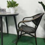 Outdoor Aluminum Mesh Arm Chair Zp Seating 3
