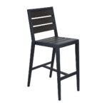 Commercial Aluminum Synthetic Teak Barstool Zp Seating