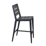 Commercial Aluminum Synthetic Teak Barstool Zp Seating 2