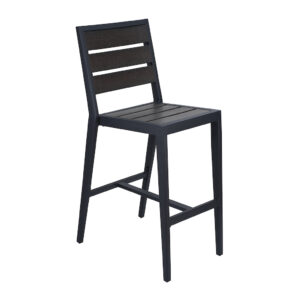 Commercial Aluminum Synthetic Teak Barstool Zp Seating