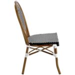 Durable Aluminum Bamboo Wicker Patio Chair Zp Seating 1