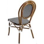 Durable Aluminum Bamboo Wicker Patio Chair Zp Seating 2