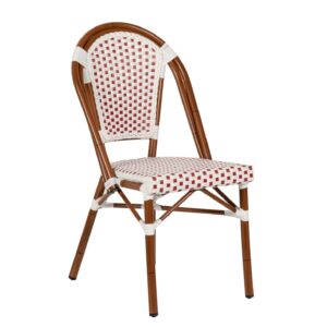 Paris Inspired Patio Chair With Pe Rattan Zp Seating