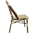 Stackable Outdoor Pe Wicker Bistro Chair Zp Seating 1