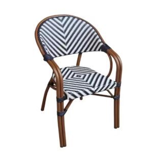Bamboo Rattan Chair With Hand Brushed Finish Zp Seating