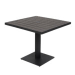 Bistro Table With Durable Poly Lumber Slats