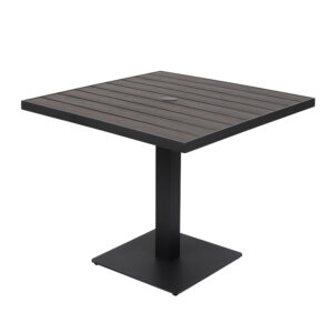Bistro Table With Durable Poly Lumber Slats