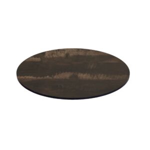 Black Walnut Laminate Round Top