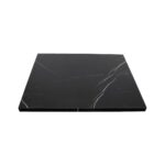 Durable Restaurant Ink Black Stone Table Top