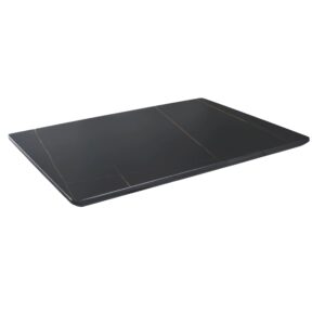 Premium Laurent Black Sintered Stone Top For Restaurant
