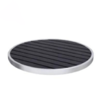 Restaurant Round Top With Black Walnut Slats Zp Seating