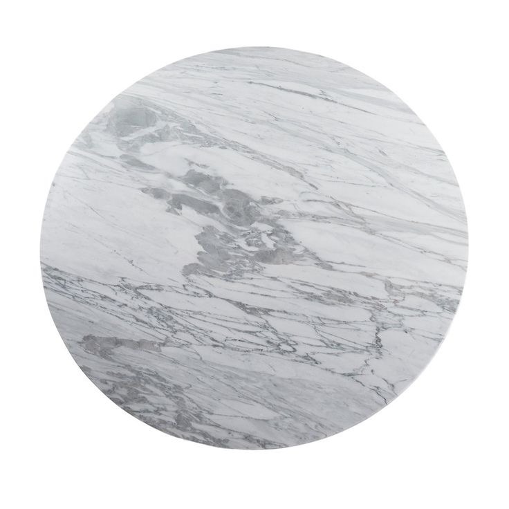Round Arctic White Cafe Hpl Countertop