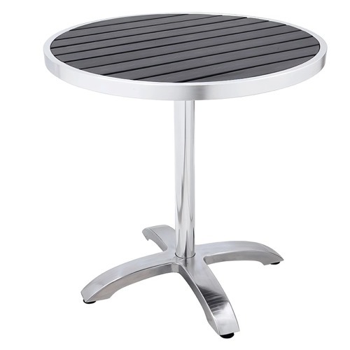 Synthetic Teak Aluminum Table For Restaurant