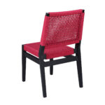 Commercial Aluminum Red Rattan Dining Chair Zp Seating Outdoor Commercial Furniture Manufacturer 1