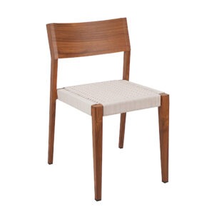 Wide Back Rattan Aluminum Chair With Wood Grain Zp Seating 1