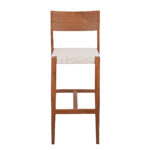 Edge Rattan Aluminum Barstool With Wood Grain 4 Zpseating