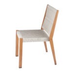 Elegant Aluminum Rope Chair For Restaurant 2 Zpseating